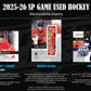 2025-26 Upper Deck SP Game Used Hockey Hobby Box