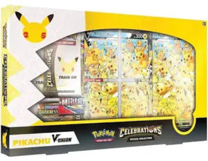 Pokemon Celebrations Pikachu V-Union Premium Playmat Collection Box