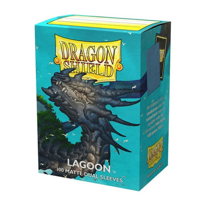 Dragon Shield 100ct Standard Size Dual Sleeves Lagoon
