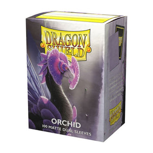 Dragon Shield 100ct Standard Size Dual Sleeves Orchid