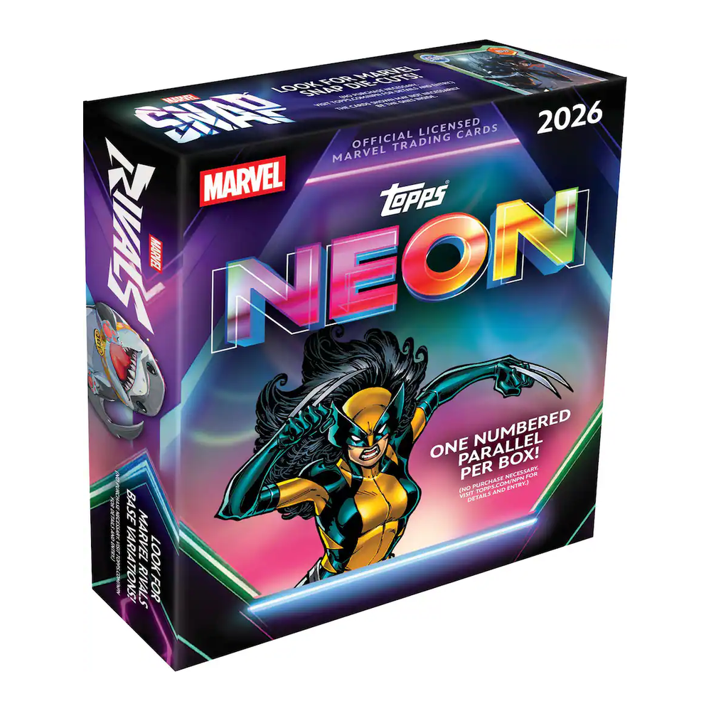 2026 Topps Marvel Neon Mega Box