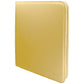 Ultra Pro 12 Pocket Vivid Zip Pro Binder-Yellow